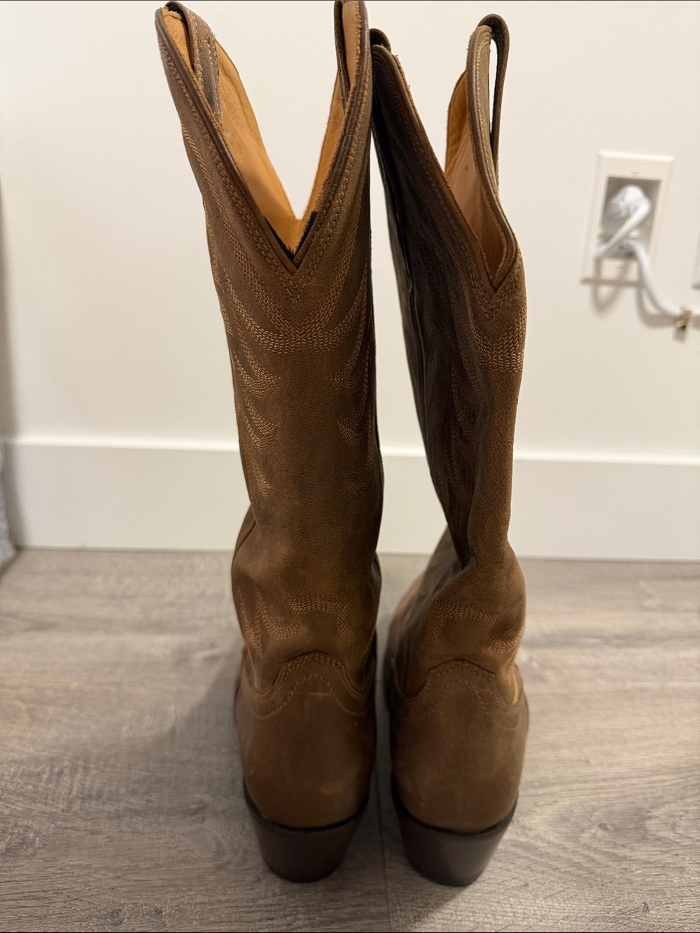 Tecovas The Annie Goat Leather Tall Western Boots Women’s Size 10B - Picture 3 of 9